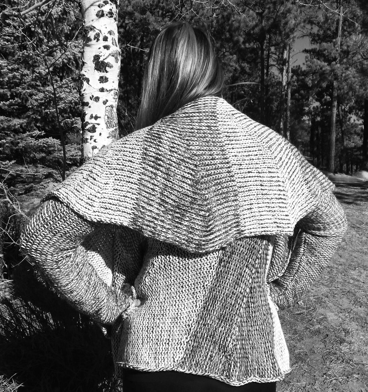 Fine Alpaca Wool Tailored Peacoat Cardigan Petticoat Jacket Knitted Coat Open Versatile Stylish Elegant Fitted Wrap Crochet Sleeve Light Orange Shades