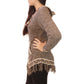 Fine Alpaca Wool Sweater Knit Pullover Perfect Gift Soft Jumper Natural Browns