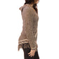 Fine Alpaca Wool Sweater Knit Pullover Perfect Gift Soft Jumper Natural Browns