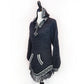 Fine Alpaca Wool Sweater Knit Pullover Perfect Gift Hypoallergenic Jumper Natural Colors Dark Gray