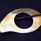 Handmade Brooch Stylish Broach Clip Clasp Hair Pin Holder Natural Closure Glossy Leaf Shape