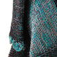 Fine Alpaca Wool Handknit Tailored Cardigan Petticoat Knitted Sweater Open Designer Versatile Stylish Elegant Fitted Wrap Turquoise Crochet