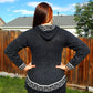 Fine Alpaca Wool Sweater Knit Pullover Perfect Gift Hypoallergenic Jumper Natural Colors Dark Gray